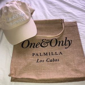 One & Only Los Cabo hat and tote bag